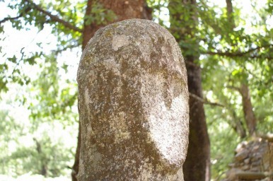 Statue sur le site © Médiéval AFDP